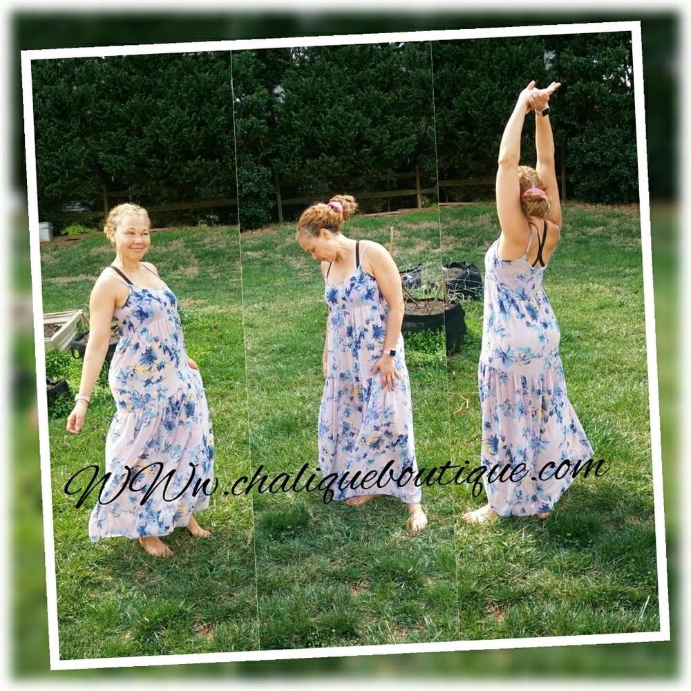 New Floral print Maxi dress